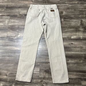 Wrangler Men's Vintage Cowboy Cut Jeans Beige Straight Size 35x36
